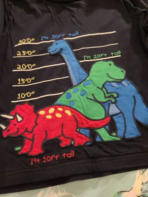 Jojo Maman Bebe Boys Dinosaur T-shirt Top 5-6yrs Monster Kide Seek 4-5yrs Bundle 4