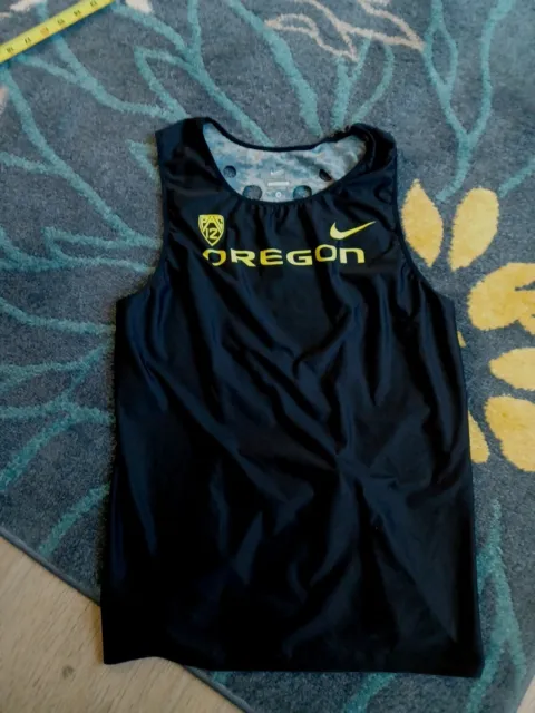 Oregon Ducks Nike PE Team Issued Track & Field SINGLET MENS MEDIUM SPRINTS