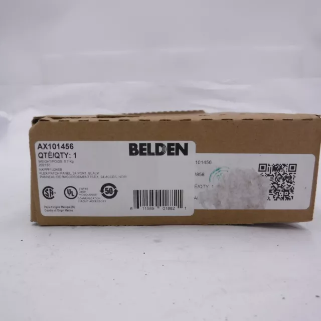 Belden 1U 24 Port Flex Patch Panel AX101456