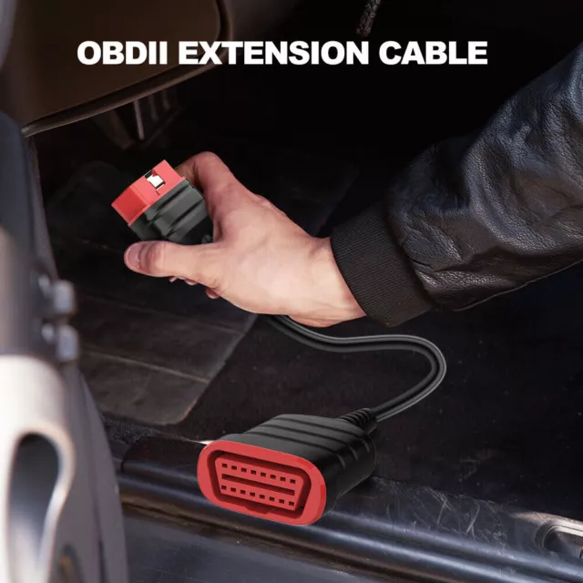 16 pines Cable de extensión ThinkDiag OBD2 Adaptador EOBD macho a hembra de 3