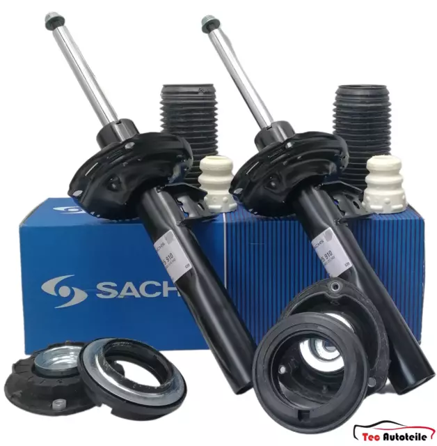 2x SACHS Stoßdämpfer + Domlager vorne VW Golf VII 5G1 Audi A3 8V1 Seat Leon ST