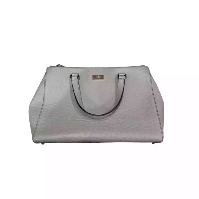 Kate Spade Loden Bristol drive ostrich soft taupe bag