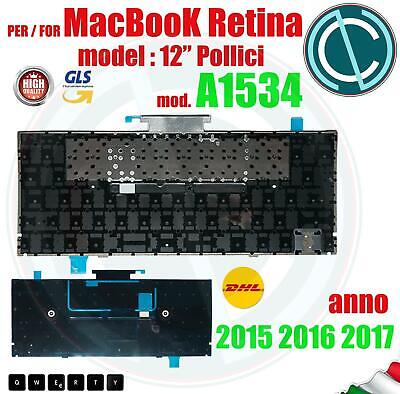 PANNELLO POSTERIORE TASTIERA APPLE MACBOOK 12" A1534 RETINA Mid 2017 MacBook10,1