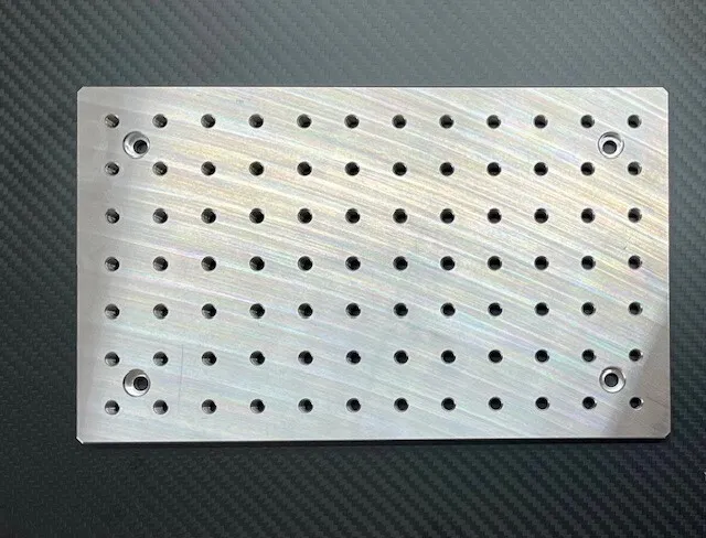 CNC Sacrificial fixture plate or mini pallet - 250mm x 150mm (10" x 6") aluminum