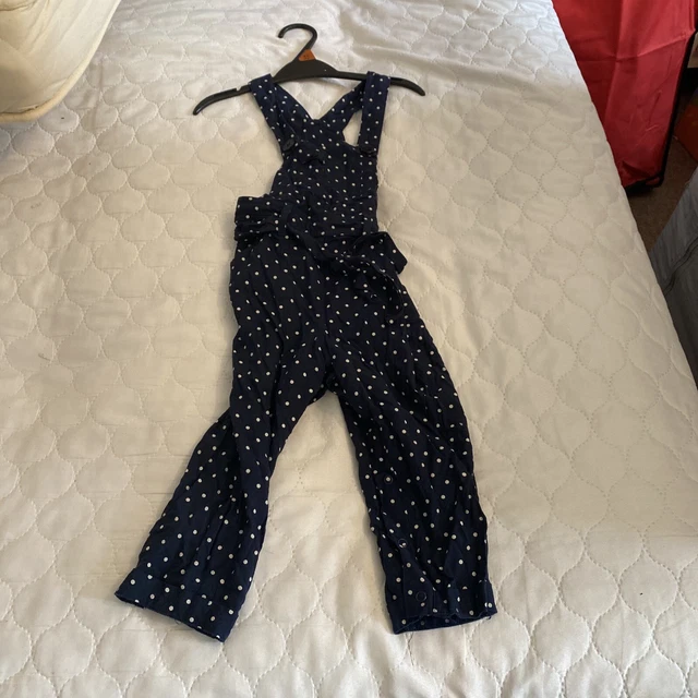 Mext girls polka dot dungarees 18 months -2 years