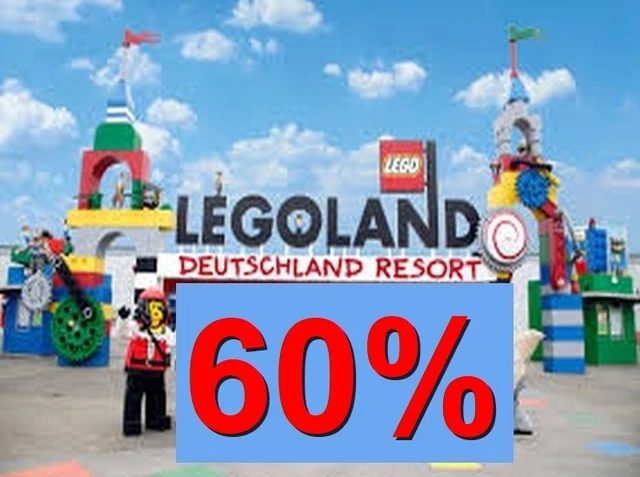 ✅ 60% LEGOLAND für 4 Personen online Gutschein Rabatt Eintrittskarten Tickets