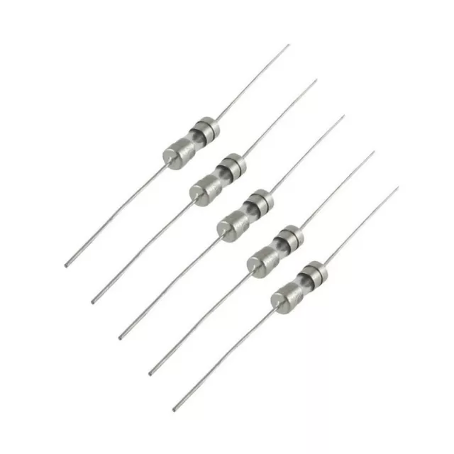 5x Fusibles verre 3.6x10mm fusion rapide 3A - F3A - 250v - Xucheng - 61fus065