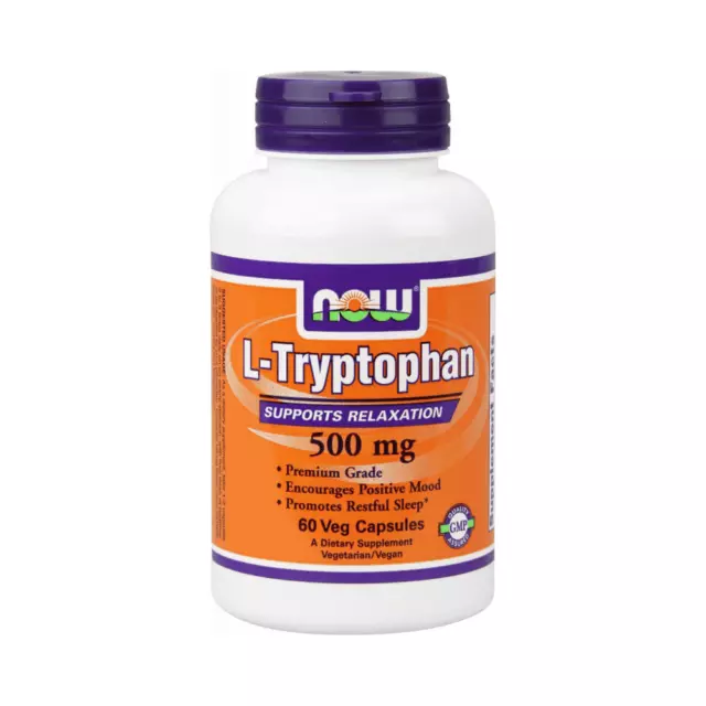 Now Foods L-Tryptophan 500mg (60) Standard - Mélange d'acides aminés