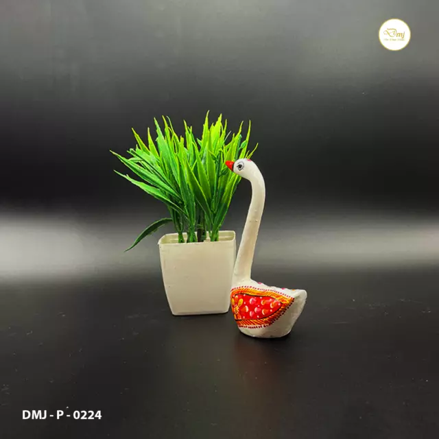 Duck Showpiece for Home Decor Multicolor | Swan Handicrafts Statue | Home Decor