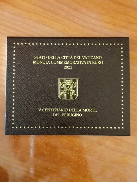 2 Euro Gedenkmünzen Vatikan 500 years death Perugino 2023
