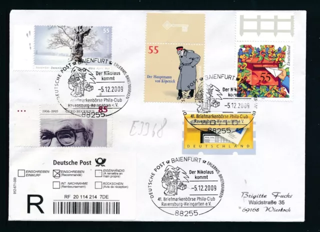 E3368) Reco-Brf mit R-Label + SST Baienfurt Der Nikolaus kommt... 2009