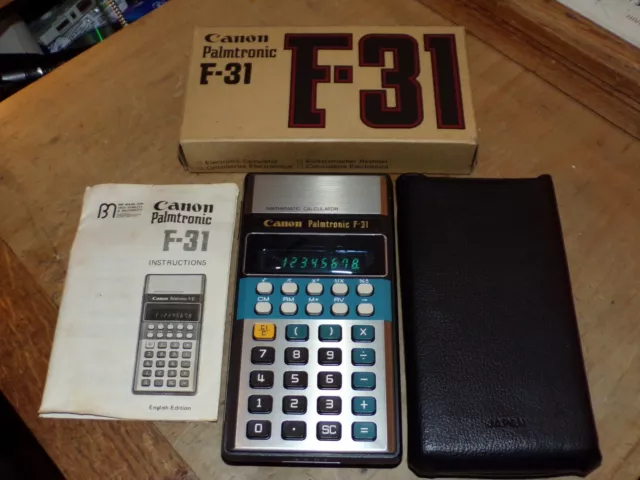 Calculatrice CANON Palmtronic LE-31 vintage