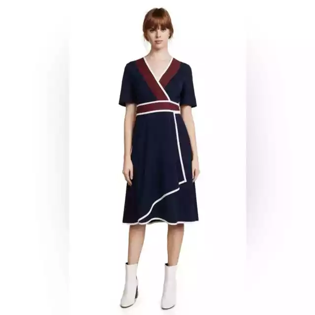 Tory Burch Peggy Jersey Wrap Dress Women’s Size 6