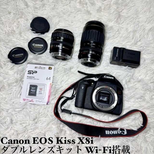 EOSKissX8i　DOUBLE ZOOMKIT　CANON EOS Kiss X8i ダブルズームキットの製品画像 - 価格.com