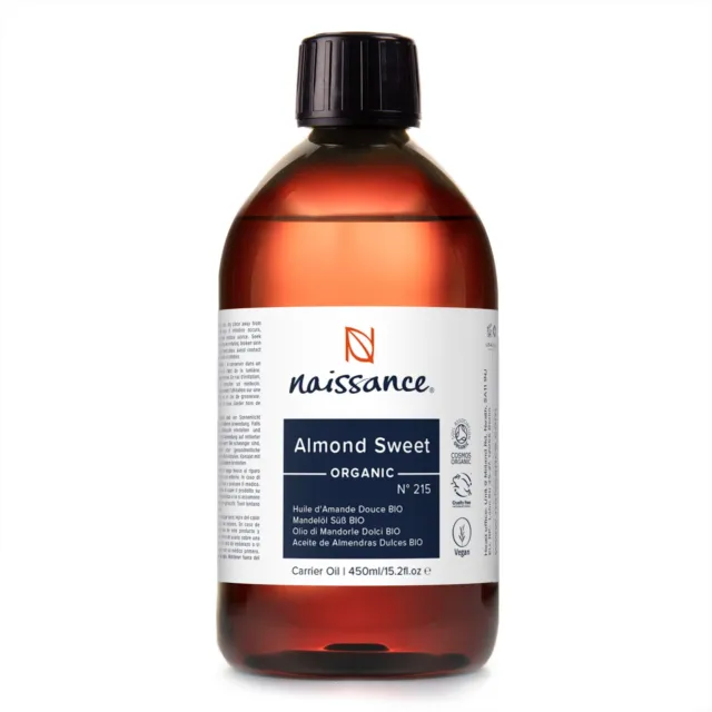 Naissance Mandelöl süß BIO - 100% natürlich (N° 215) - 450ml - Massage, Haar