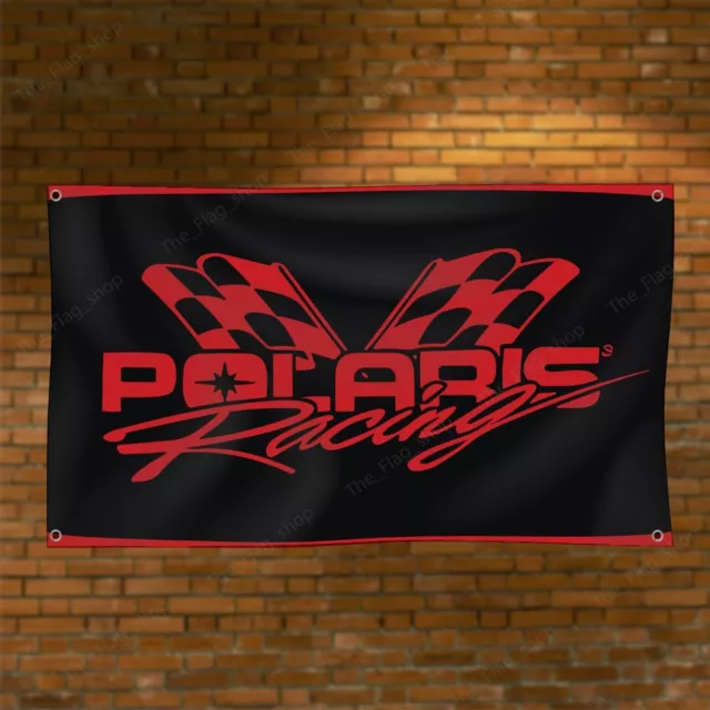 Drapeau bannière Polaris 3x5 pieds, véhicule tout-terrain, voiture de...