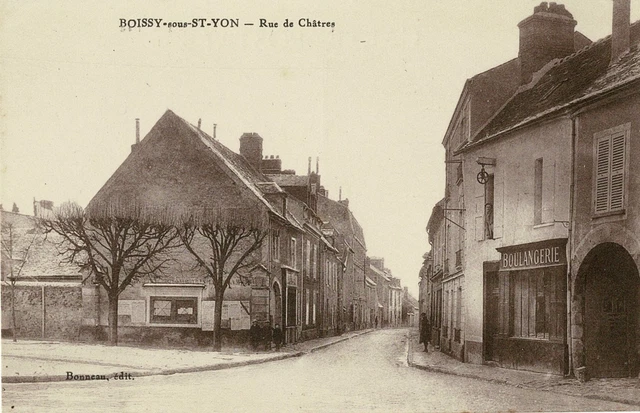 CPA - Boissy-sous-St-Yon - Rue de Châtres