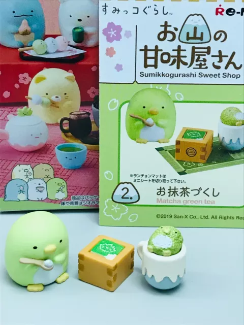 San-X Sumikko Gurashi Sweet Shop Miniature Toy Figure [2. Matcha Green Tea New