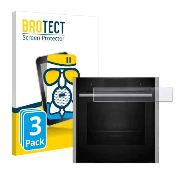 3x Anti Reflet Protection Ecran Verre pour Neff B64FT33N0 Film Protecteur 9H Mat
