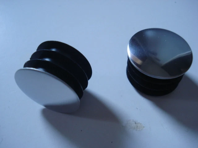 2 Bouchons PVC à Ailettes Pour Tube 50x30 Mm – Embouts Pour Pied M8, Fabriqués Au Royaume-Uni