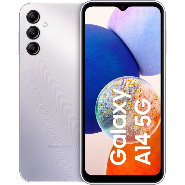 Keycode A146 SAMSUNG GALAXY A14 A146 5G Smartphone 64GB 4GB RAM silber Android LTE ...