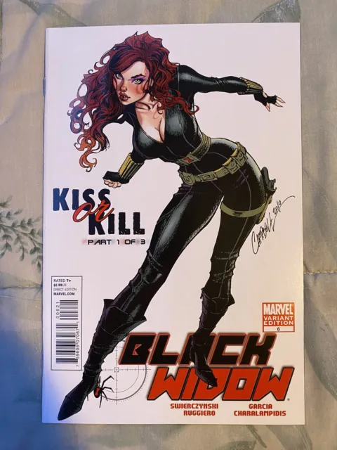 Black Widow #6 2010 J Scott Campbell Variant Marvel Comic Book JSC