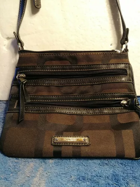 NINE WEST Crossbody Small Purse Women's Handbag / Shoulder Bag ~ Brown