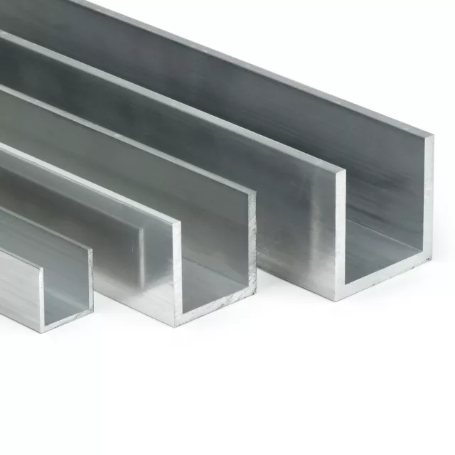 Aluminium U-Profil 20x20x20x2mm Länge wählbar Alu AlMgSi05 F22 Schiene U