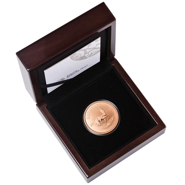 1 OZ SOUTH Africa Gold Coin Krugerrand 2024 Reverse Proof with