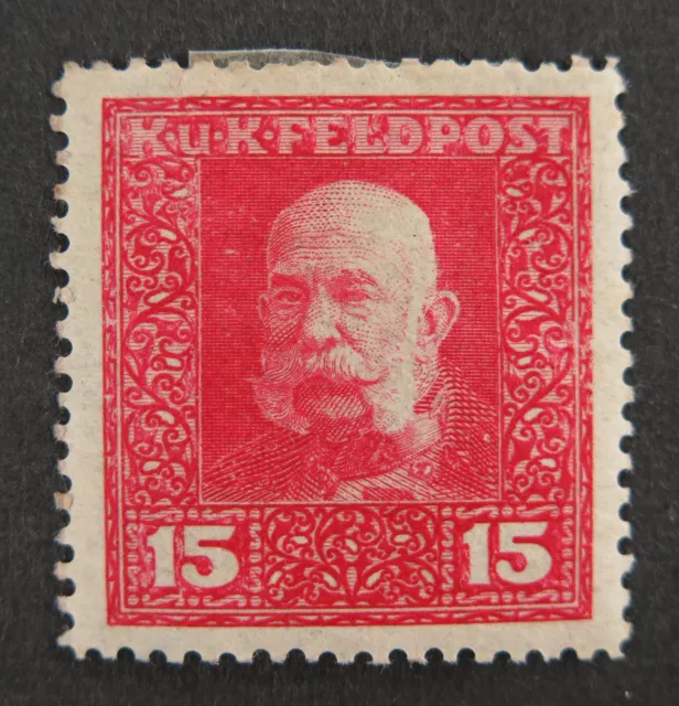 Austria 1915 Correo militar KuK Feldpost - Franz Joseph 15 Heller MH