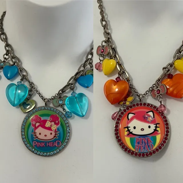 Hello Kitty Brass Crystal Pendant Necklace