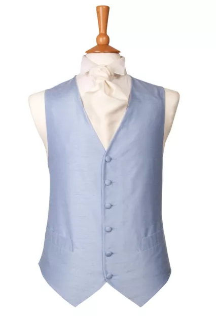 Blu Cielo Gilet Vestito da Matrimonio Formale Tinta Unita Cipria Manchester City