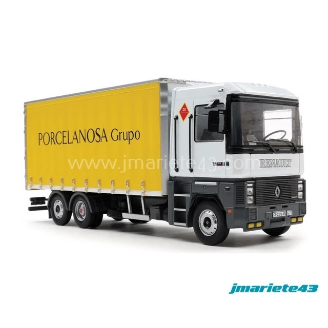 AMW Renault AE 500 Magnum + Semi remorque frigo Holm Pedersen Danemark HO 1/87