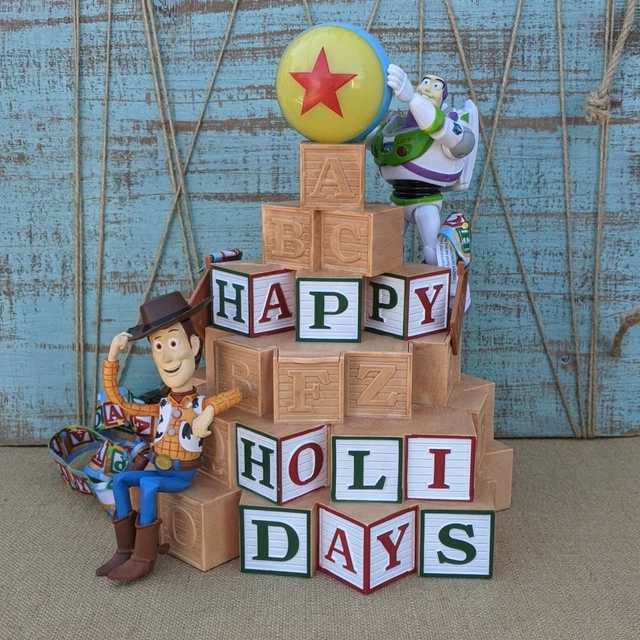 TOY STORY POPCORN Bucket 2021 Disney Pixar Happy Holidays Woody Buzz