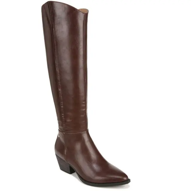 LifeStride Womens Reese Faux Leather Wide Calf Knee-High Boots Shoes BHFO 2619