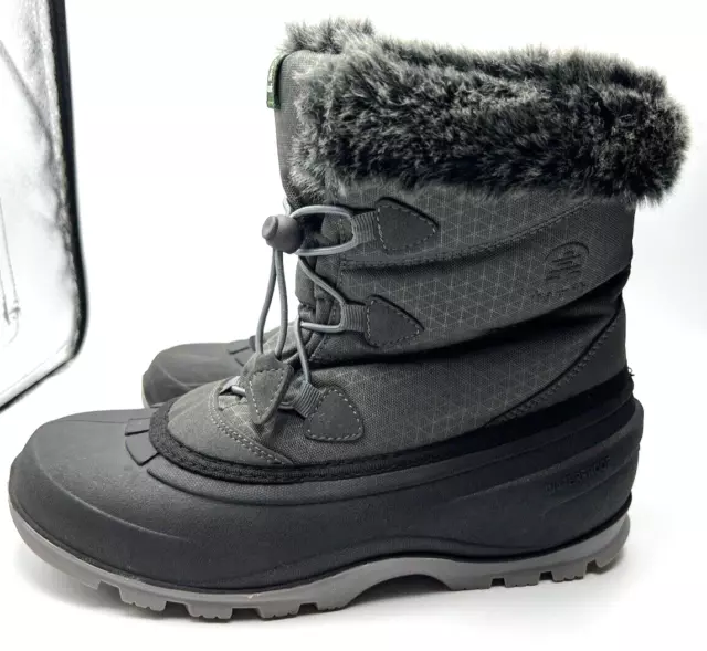 Kamik Women's Mementumlo Faux Fur Lined Snow Winter Boots Size 9 3