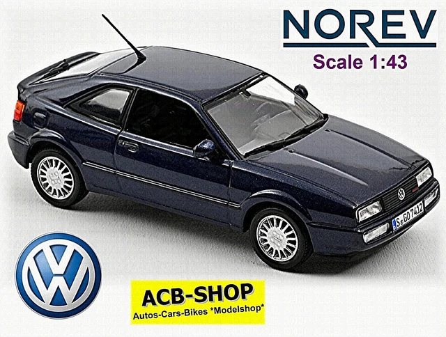 Norev - Norev - VW VOLKSWAGEN CORRADO G60 1990 bleu métallisé réf