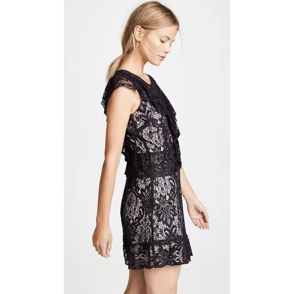 BB Dakota X RSVP Womens Size 6 Shaken Not Stirred Lace Dress Black $115 2