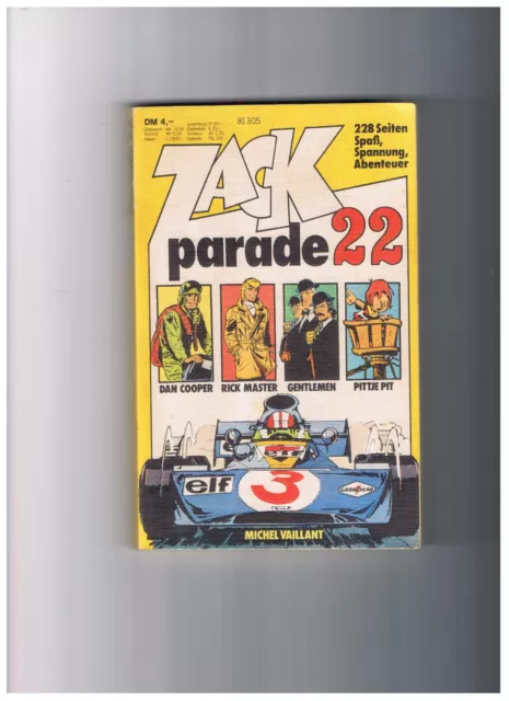 ZACK Parade Nr. 22 - Comic-Taschenbuch - sehr gut