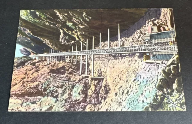 Vintage Postcard: Royal Gorge CO-Colorado, Scenic Incline From Bottom ~ Posted