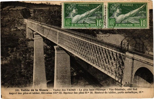 CPA Vallée de la SIOULE - Viaduc des FADES - Le plus haut d'Europe (222133)