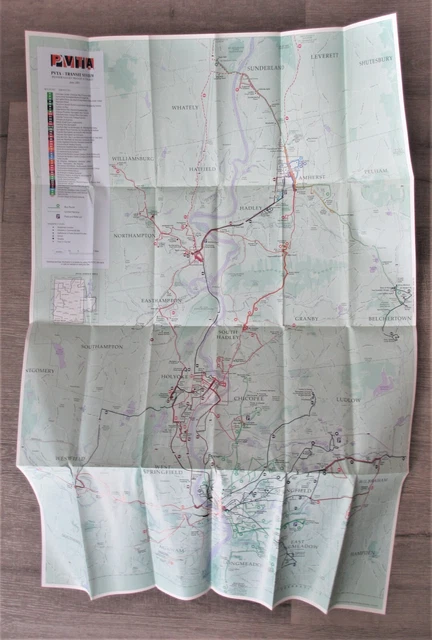 PIONEER VALLEY TRANSIT Bus System Route Map (June 2007) Guide ...