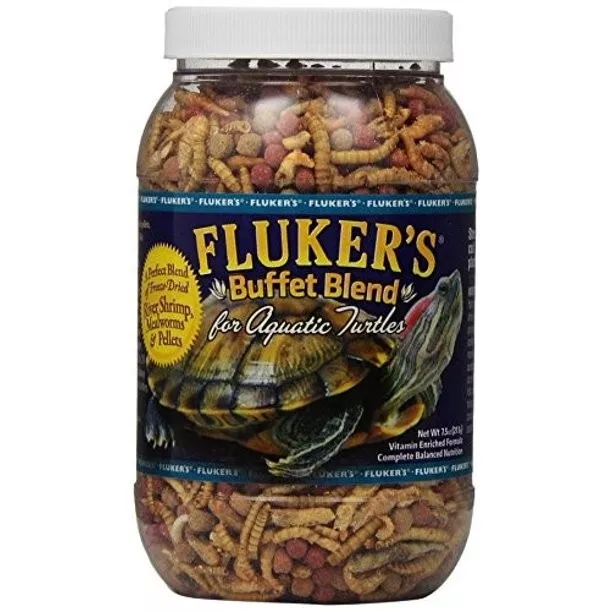 Fluker's Buffet Blend Turtle Food for Aquatic Turtles - 7.5 oz