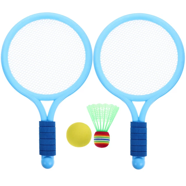 2pcs Tennisschläger Spielzeug Cartoon Style Lacquet Lustige Outdoor