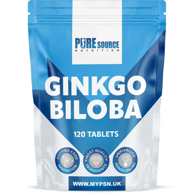 Ginkgo Biloba 6000mg- 120 Tablets High Strength|Blood Circulation|Memory|VEGAN