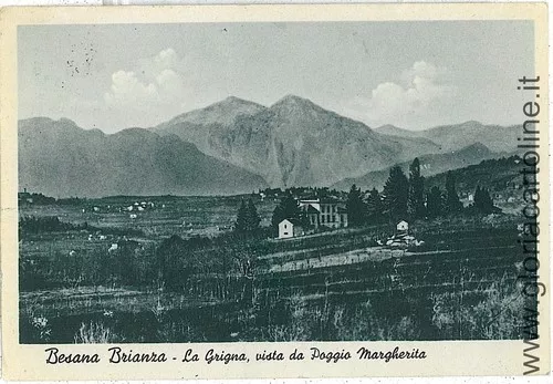 CARTOLINA d'Epoca: MILANO - BESANA BRIANZA