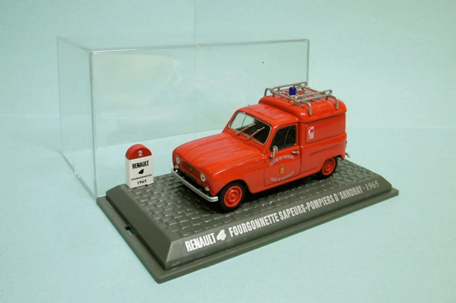 Universal Hobbies UH - RENAULT 4 FOURGONNETTE Sapeurs pompiers 1965 R4 BO 1/43