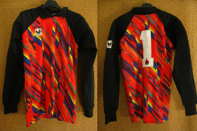 Maillot Uhlsport Jaune Gardien But jaune vintage Goal Vintage Jersey #1 - L