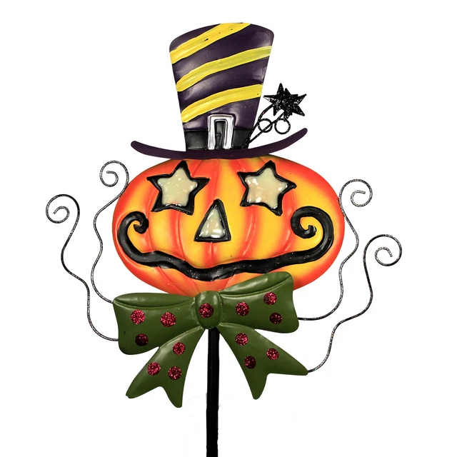Home & Garden Glow In The Dark Jack-O-Lantern Halloween Spiders Stars 47M3446