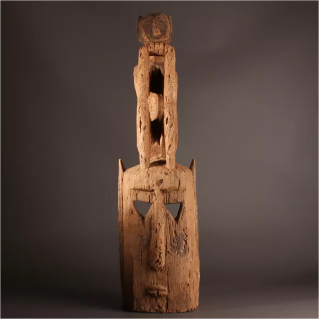12127 Dogon Black Monkey Mask Top Mali
